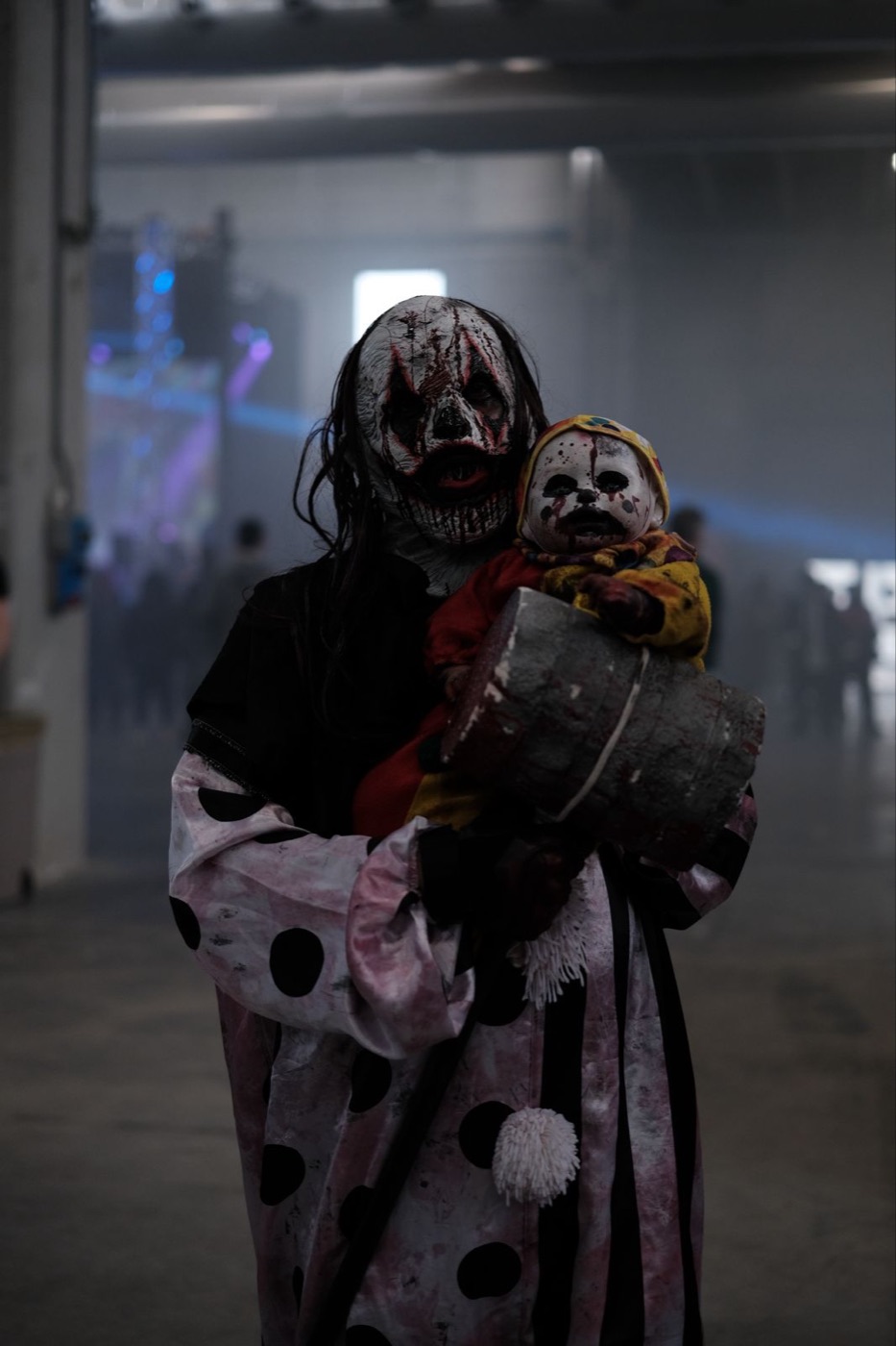 Clown horror live in padiglione