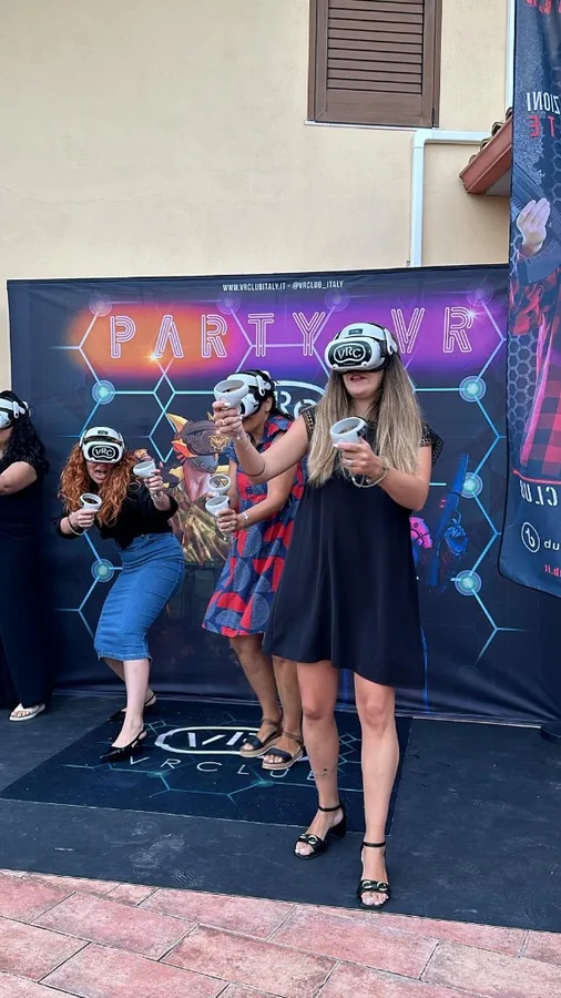 Tre ospiti in immersione Party VR